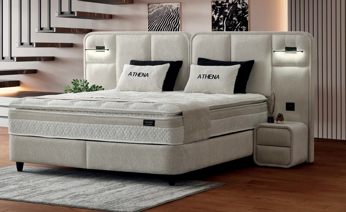 Boxspring Athena avec LED