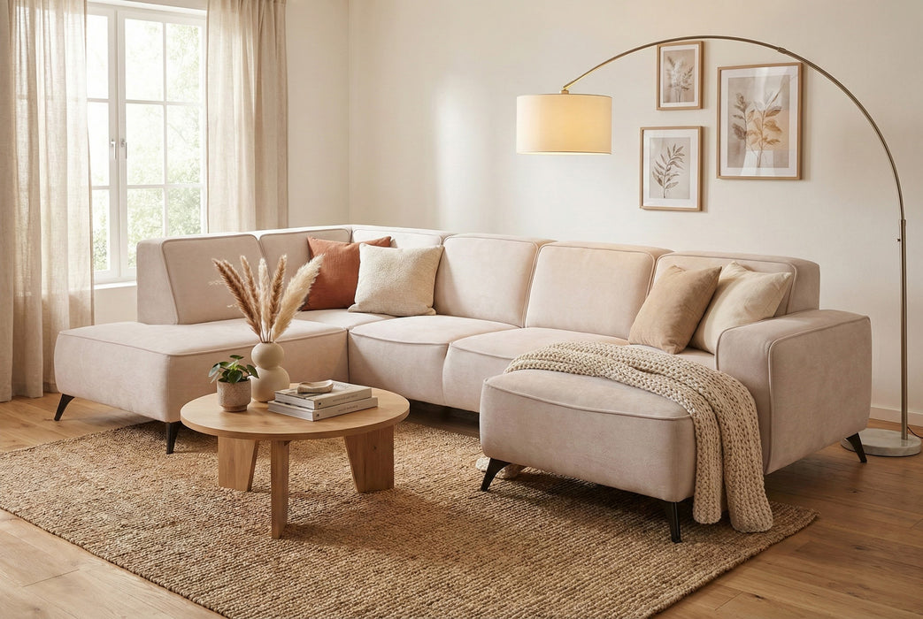 Canapé en U Nara – Luxe et Confort