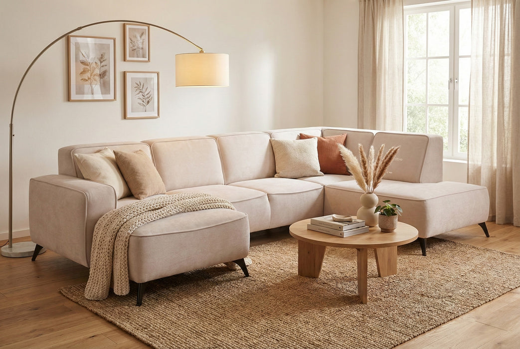 Canapé en U Nara – Luxe et Confort