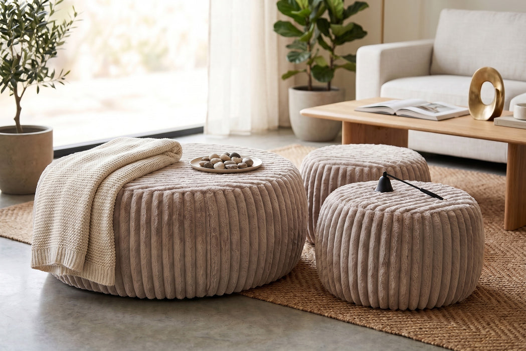 Pouf Rond Origami