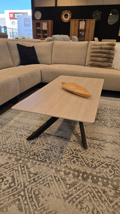 VALENCE Salon tafel travertijn kleur keramiek