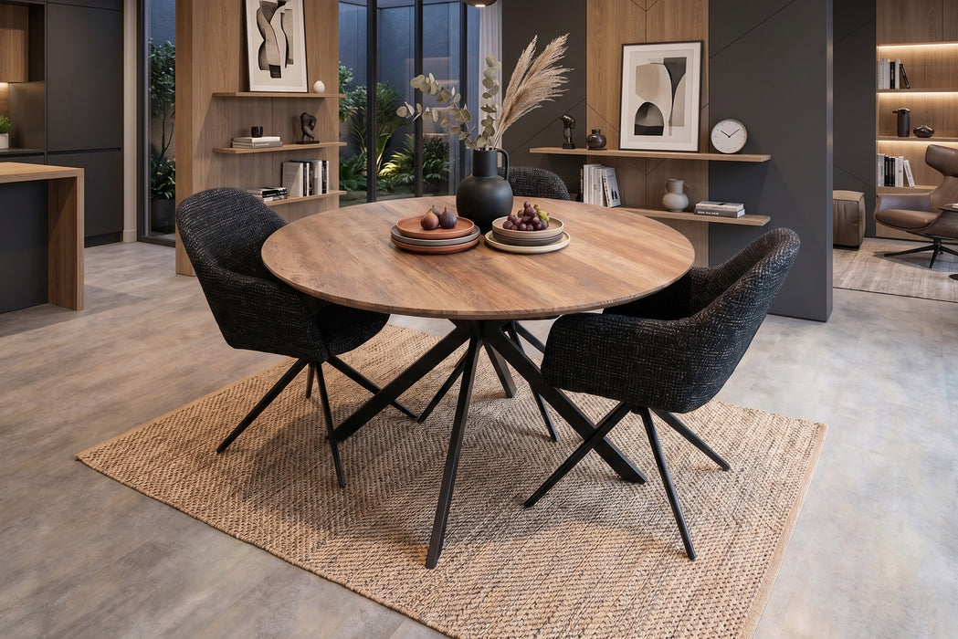 Rondo tafel 120 cm - free edge